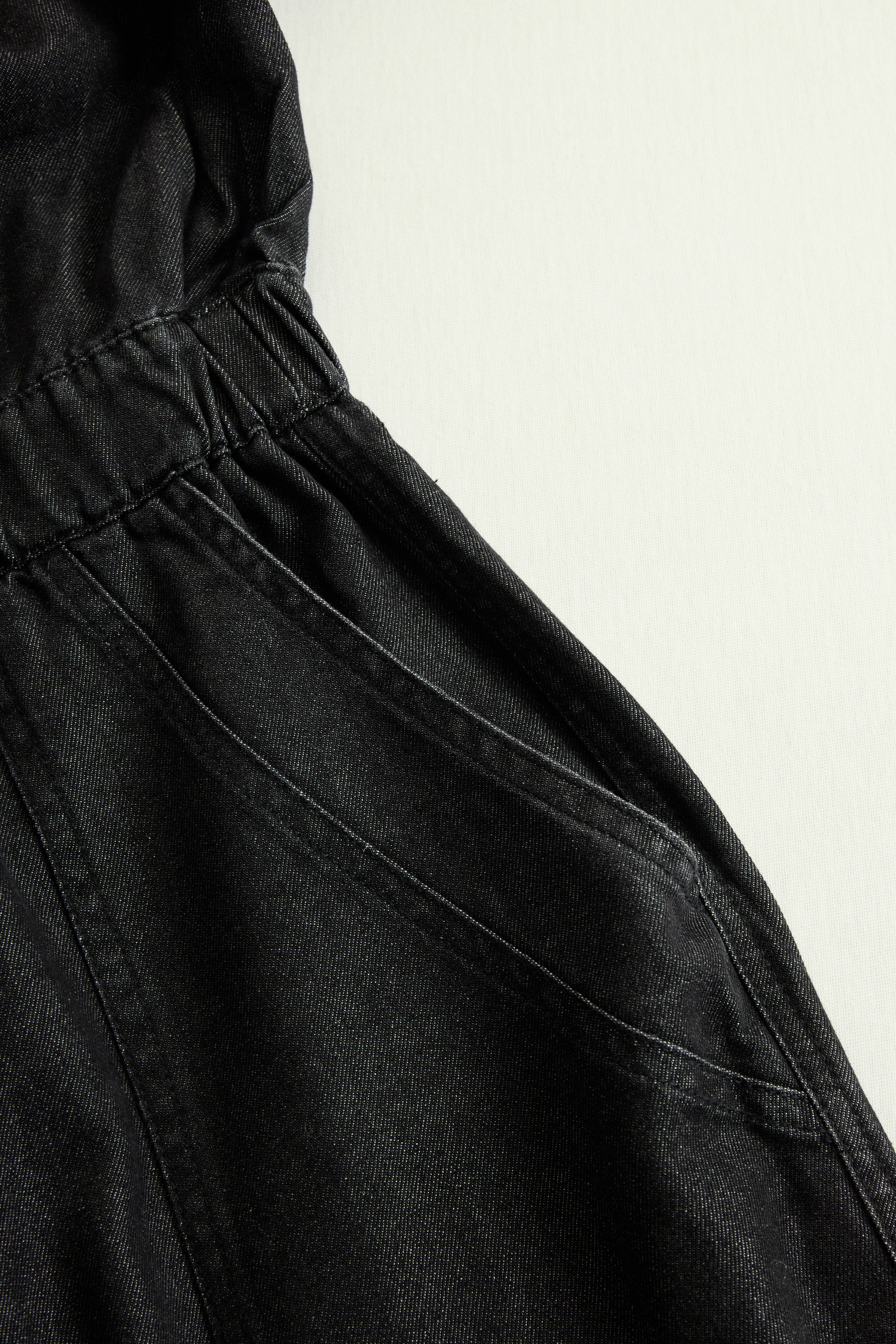 【24-hour shipping out】Casual Loose Vintage Denim Elastic Waist Zipper Hooded Jumpsuit