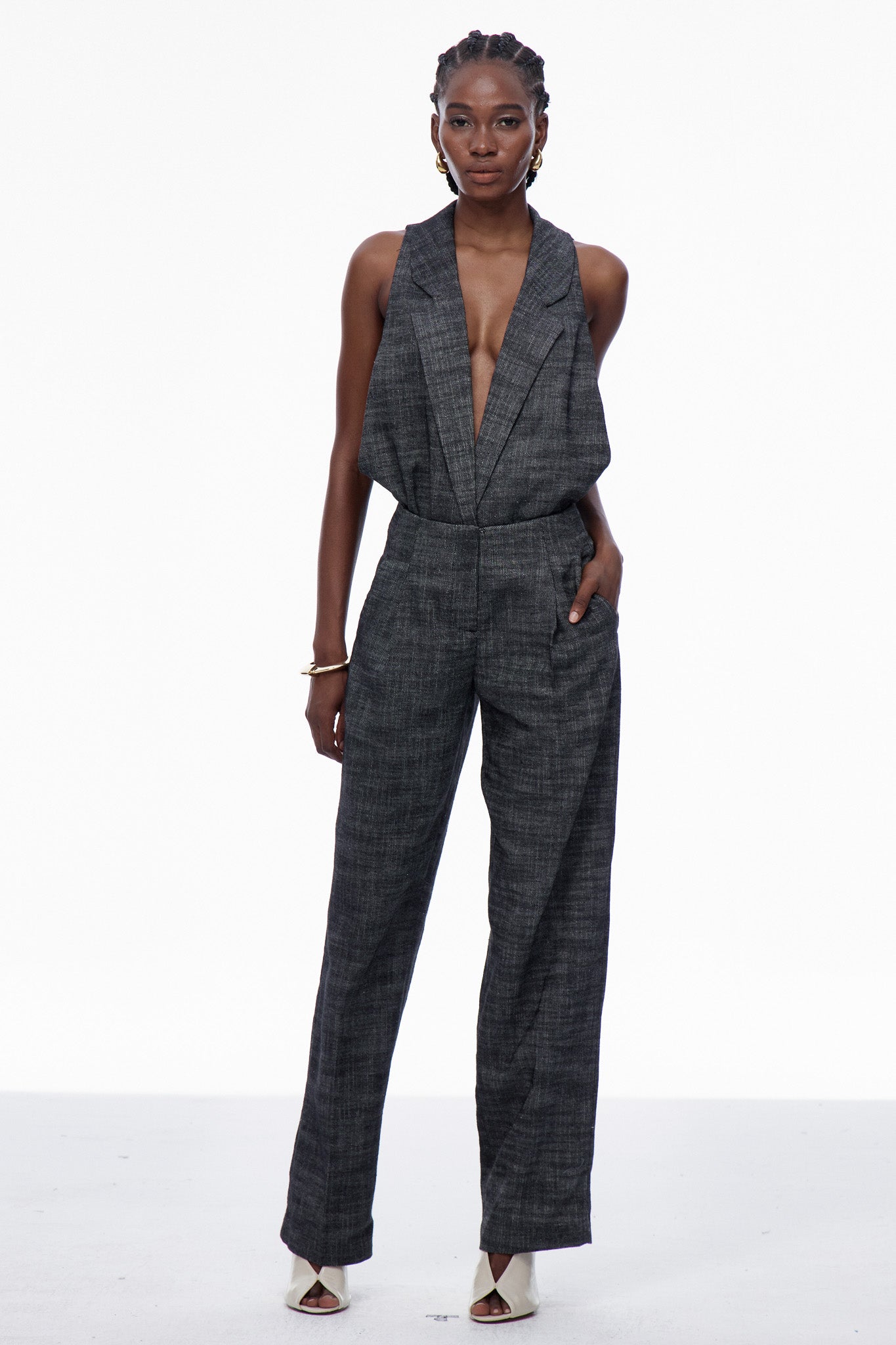 Carlos Plunge Top