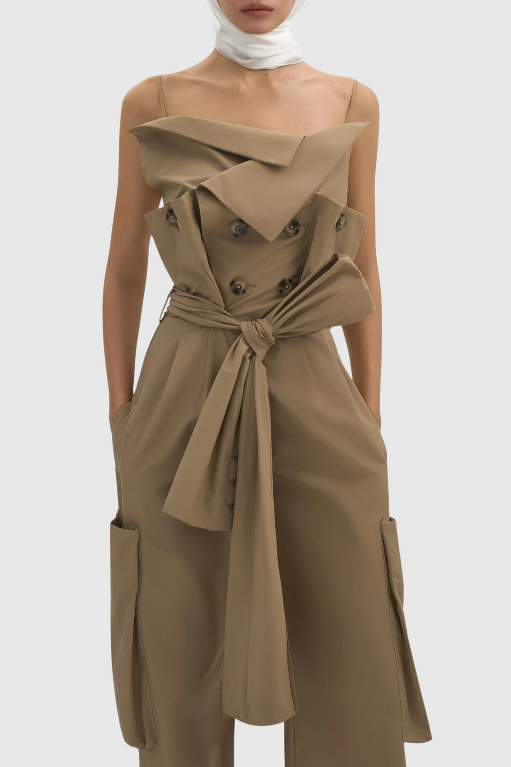 Dawnya Trench Jumpsuit